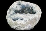 Large, Celestine (Celestite) Geode ( Lbs) - Madagascar #104614-4